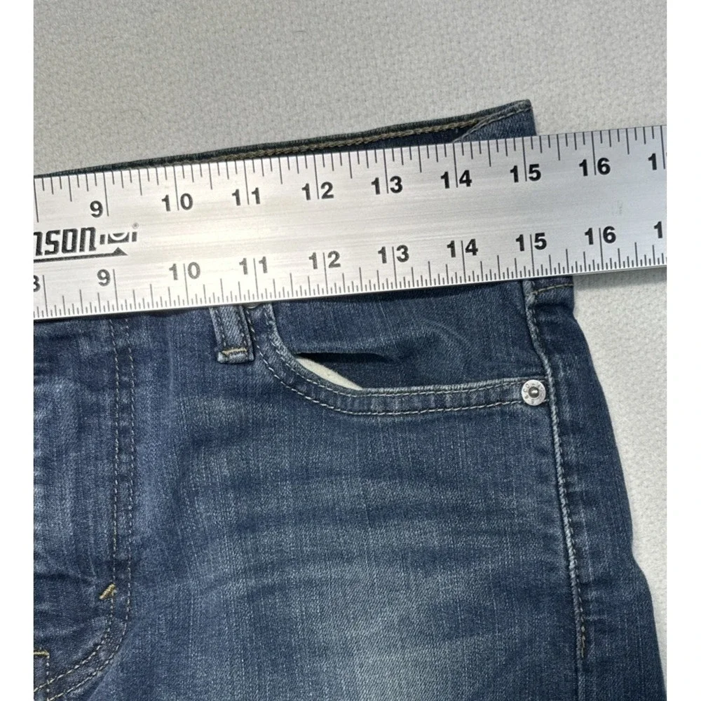Levi's 513 Slim Straight Jeans Men's 30x30 Dark Indigo Wash Modern Stretch